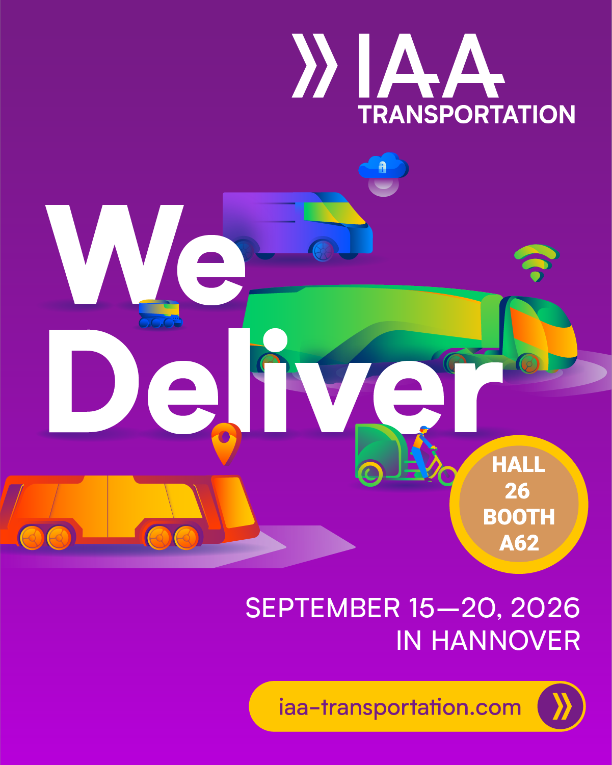 HANNOVER 13-20 SETTEMBRE 2026 HALL26 - STAND A62